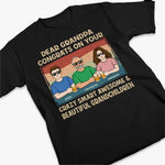We're So Lucky To Have You In Our Life - Family Personalized Custom Unisex T-shirt, Hoodie, Sweatshirt - Father's Day, Gift For Grandpa