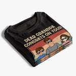 Congrats On Your Crazy Smart Awesome Beautiful Children - Family Personalized Custom Unisex T-shirt, Hoodie, Sweatshirt - Father's Day, Gift For Grandpa