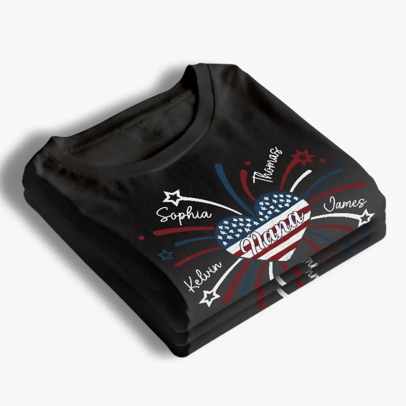 Loving My Mother Is My Highest Calling - Family Personalized Custom Unisex T-shirt, Hoodie, Sweatshirt - 4th Of July, Gift For Mom, Grandma