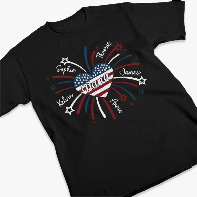 Loving My Mother Is My Highest Calling - Family Personalized Custom Unisex T-shirt, Hoodie, Sweatshirt - 4th Of July, Gift For Mom, Grandma