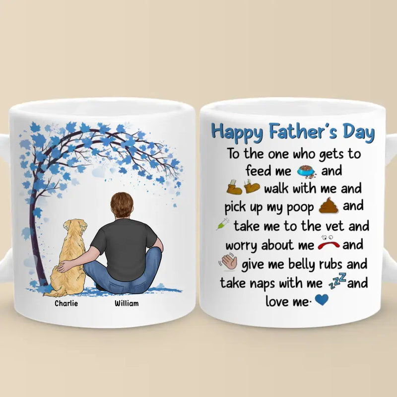 A Bond That Can't Be Broken - Dog Personalized Custom Mug - Father's Day, Gift For Pet Owners, Pet Lovers