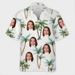 Custom Photo Seek To Sea More - Family Personalized Face Custom Unisex Tropical Hawaiian Aloha Shirt - New Arrival, Summer Vacation Gift, Gift For Family AMZ