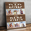 Custom Photo I Know You Love Me Unconditionally - Family Personalized Custom Vertical Canvas - Father's Day, Gift For Dad