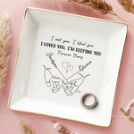 Love Is An Endless Mystery - Couple Personalized Custom Jewelry Dish - Gift For Husband, Wife, Couple