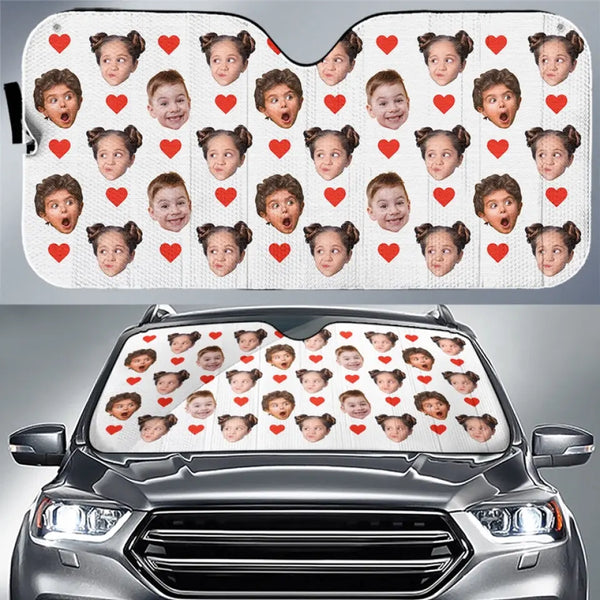 Personalized Windshield Shade Custom Photo - Personalized Dog Cat Car Sun Protector Pet Windshield Sunshade