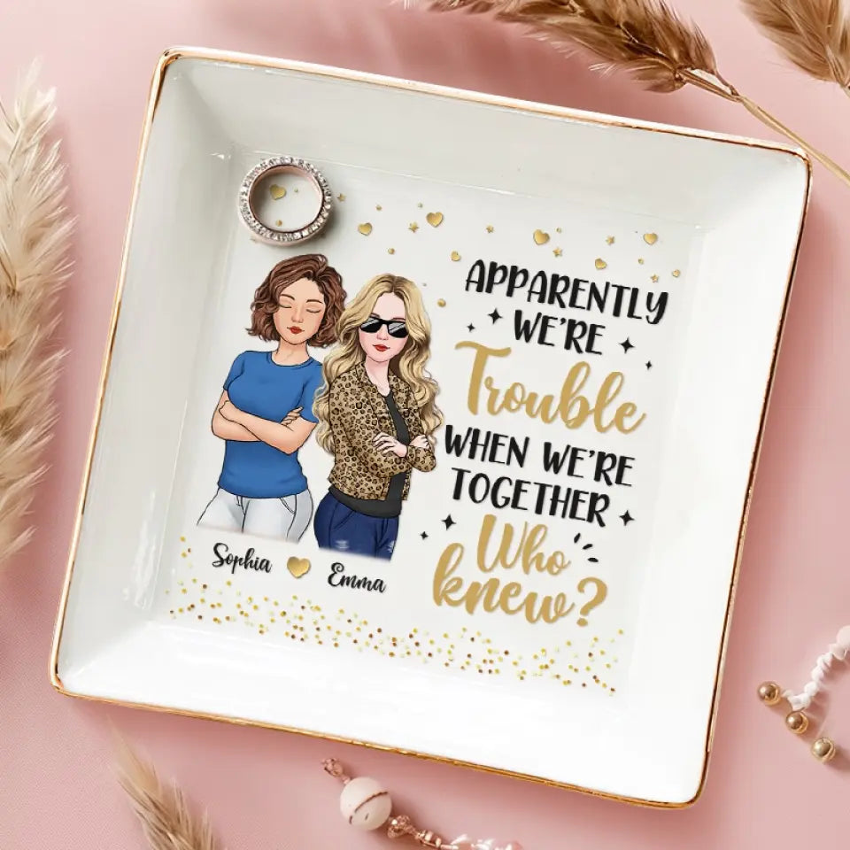 Best Friend Birthday Gifts For Women Jewelry Dish Tray - Good