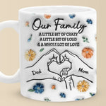 Always, Forever And No Matter What - Family Personalized Custom 3D Inflated Effect Printed Mug - Gift For Family Members