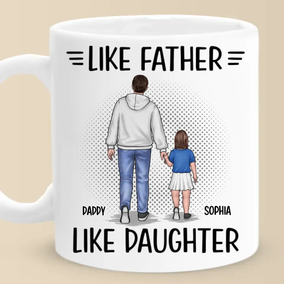 Where There Is Family, There Is Love - Family Personalized Custom Mug - Father's Day, Gift For Dad