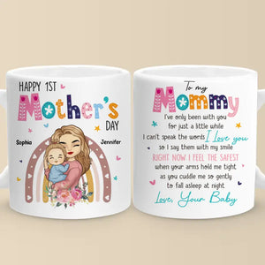 Mother’s Love Is Peace - Family Personalized Custom Mug - Mother's Day, Baby Shower Gift, Gift For First Mom