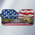 Custom Photo Let's Go On An Adventure - Dog & Cat Personalized Custom Auto Windshield Sunshade, Car Window Protector - Gift For Pet Owners, Pet Lovers