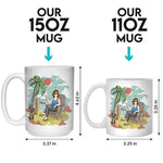 Custom Name Retirement Gifts for Women - Personalized Mugs