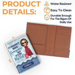 The Journey Is The Destination - Travel Personalized Custom Passport Cover, Passport Holder - Holiday Vacation Gift, Gift For Travel Lovers
