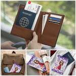 Adventure Is Worthwhile - Travel Personalized Custom Passport Cover, Passport Holder - Holiday Vacation Gift, Gift For Women, Travel Lovers