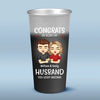 Drink Together, Stay Forever - Couple Personalized Custom Aluminum Changing Color Cup - Gift For Husband Wife, Anniversary