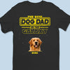 Custom Photo The Best Dog Dad In The Galaxy - Dog Personalized Custom Unisex Back Printed T-shirt, Hoodie, Sweatshirt - New Arrival, Gift For Pet Owners, Pet Lovers AMZ