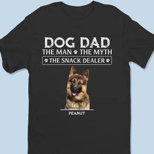 The Man The Myth The Snack Dealer - Dog & Cat Personalized Custom Unisex Back Printed T-shirt, Hoodie, Sweatshirt - New Arrival, Gift For Pet Owners, Pet Lovers AMZ