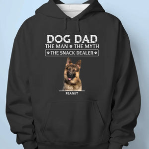 The Man The Myth The Snack Dealer - Dog & Cat Personalized Custom Unisex Back Printed T-shirt, Hoodie, Sweatshirt - New Arrival, Gift For Pet Owners, Pet Lovers AMZ