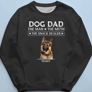 The Man The Myth The Snack Dealer - Dog & Cat Personalized Custom Unisex Back Printed T-shirt, Hoodie, Sweatshirt - New Arrival, Gift For Pet Owners, Pet Lovers AMZ