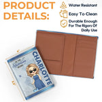 Live Life With No Excuses, Travel With No Regret - Travel Personalized Custom Passport Cover, Passport Holder - Holiday Vacation Gift, Gift For Women, Travelers