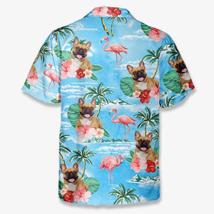 Custom Photo I'm Ready To Go To The Beach - Dog & Cat Personalized Custom Unisex Tropical Hawaiian Aloha Shirt - Summer Vacation Gift, Gift For Pet Owners, Pet Lovers