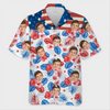 Custom Photo It's Summer Time For Our Family - Family Personalized Custom Unisex Tropical Hawaiian Aloha Shirt - Summer Vacation Gift, Gift For Family Members
