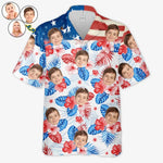 Custom Photo It's Summer Time For Our Family - Family Personalized Custom Unisex Tropical Hawaiian Aloha Shirt - Summer Vacation Gift, Gift For Family