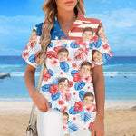 Custom Photo It's Summer Time For Our Family - Family Personalized Custom Unisex Tropical Hawaiian Aloha Shirt - Summer Vacation Gift, Gift For Family