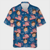 Custom Photo Family Time, Vacation Time - Family Personalized Custom Unisex Tropical Hawaiian Aloha Shirt - Summer Vacation Gift, Gift For Family Members
