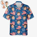 Custom Photo Family Time, Vacation Time - Family Personalized Custom Unisex Tropical Hawaiian Aloha Shirt - Summer Vacation Gift, Gift For Family