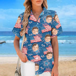 Custom Photo Family Time, Vacation Time - Family Personalized Custom Unisex Tropical Hawaiian Aloha Shirt - Summer Vacation Gift, Gift For Family