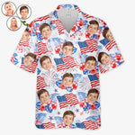 Custom Photo Our Family Has A Summer Vibe - Family Personalized Custom Unisex Tropical Hawaiian Aloha Shirt - Summer Vacation Gift, Gift For Family