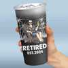 Good Mood With Beer And Retirement - Personalized Custom Aluminum Changing Color Cup - Appreciation, Retirement Gift For Coworkers, Work Friends, Colleagues