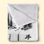 Best Papa Ever - Family Personalized Custom 3D Inflated Effect Printed Blanket - Father's Day, Gift For Dad, Grandpa