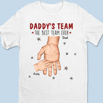 Together We're Making The Best Team Ever Dad - Family Personalized Custom Unisex T-shirt, Hoodie, Sweatshirt - Father's Day, Gift For Dad, Grandpa