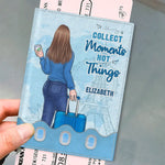 It's Summertime, If Not Now Then When - Travel Personalized Custom Passport Cover, Passport Holder - Holiday Vacation Gift, Gift For Women