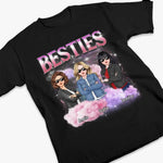 True Friends Are Always Together In Spirit - Bestie Personalized Custom Unisex T-shirt, Hoodie, Sweatshirt - Gift For BFF, Best Friends, Sisters