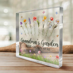You And Roses Are Much The Same - Family Personalized Custom Square Shaped Acrylic Plaque - Gift For Mom, Grandma