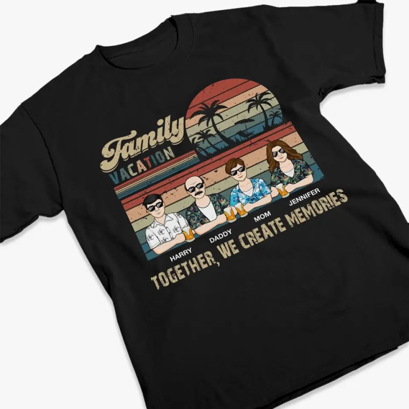There Is No Such Thing As Fun For The Whole Family - Family Personalized Custom Unisex T-shirt, Hoodie, Sweatshirt - Summer Vacation Gift For Family Members