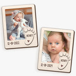 Custom Baby Photo Birth Announcement Gifts - Personalized Magnetic Photo