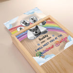 Custom Photo I Really Meet You At The Rainbow Bridge - Memorial Personalized Custom Frame Light Box - Sympathy Gift For Dog Lovers, Pet Lovers