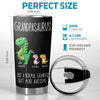 A Normal Papa But More Awesome - Family Personalized Custom Tumbler - Father's Day, Gift For Dad, Grandpa