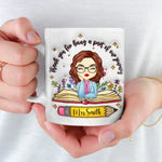 Thank You For Being A Part Of Our Journey - Teacher Personalized Custom 3D Inflated Effect Printed Mug - Gift For Teacher, Book Lovers