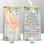 You Are Doing Better Than You Think You Are - Family Personalized Custom Glass Cup, Iced Coffee Cup - Mother's Day, Baby Shower Gift, Gift For First Mom