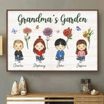 Custom Name Grandma's Garden Gifts - Personalized Poster