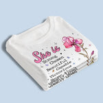 You Are Beautiful Like A Flower - Family Personalized Custom Unisex T-shirt, Hoodie, Sweatshirt - Gift For Mom, Grandma