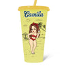 It's Time For Vacation - Bestie Personalized Custom Changing Color Cup - Summer Vacation Gift, Birthday Pool Party Gift For Best Friends, BFF, Sisters
