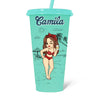 It's Time For Vacation - Bestie Personalized Custom Changing Color Cup - Summer Vacation Gift, Birthday Pool Party Gift For Best Friends, BFF, Sisters