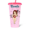 It's Time For Vacation - Bestie Personalized Custom Changing Color Cup - Summer Vacation Gift, Birthday Pool Party Gift For Best Friends, BFF, Sisters