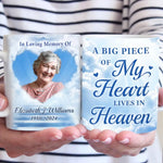 Custom Photo Your Spirit Lives On - Memorial Personalized Custom Mug - Sympathy Gift For Family