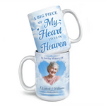 Custom Photo Your Spirit Lives On - Memorial Personalized Custom Mug - Sympathy Gift For Family